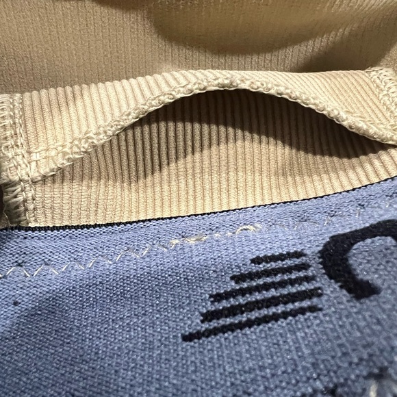 TuffRider Ladies  Ribbed Equestrian riding pants Pull-On Knee leather patch EUC - Picture 2 of 12